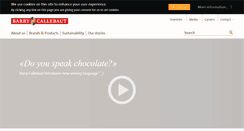 Desktop Screenshot of barry-callebaut.com